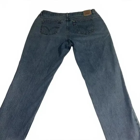 Vintage Levi's Relaxed Fit 550 Tapered Jeans Woman’s Size 20M Denim Jeans Pants - Picture 6 of 7